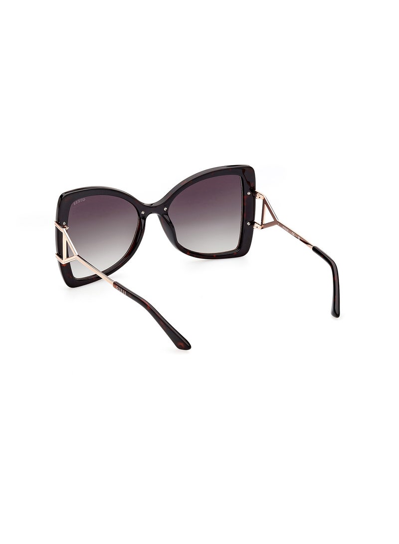 GUESS Women's UV Protection Butterfly Sunglasses - GU785352P58 - Lens Size: 58 Mm - Image 3